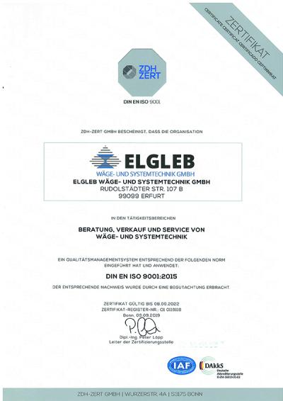 DIN EN ISO 9001:2015