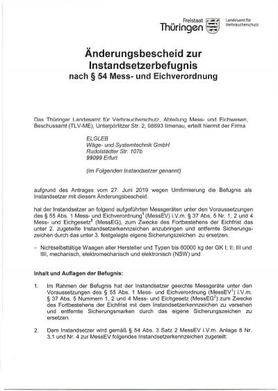 Instandsetzerbefugnis Zertifikat